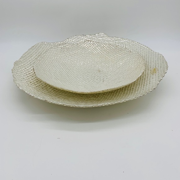 AKCAM Turkish glass shimmer centerpiece platters - Picture 3 of 8